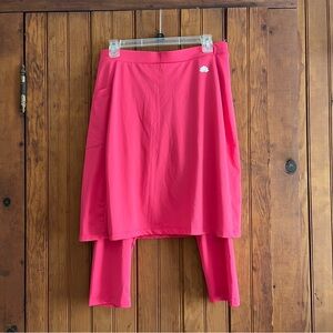 Pink Snoga Athletic Skirt with Attached Leggings